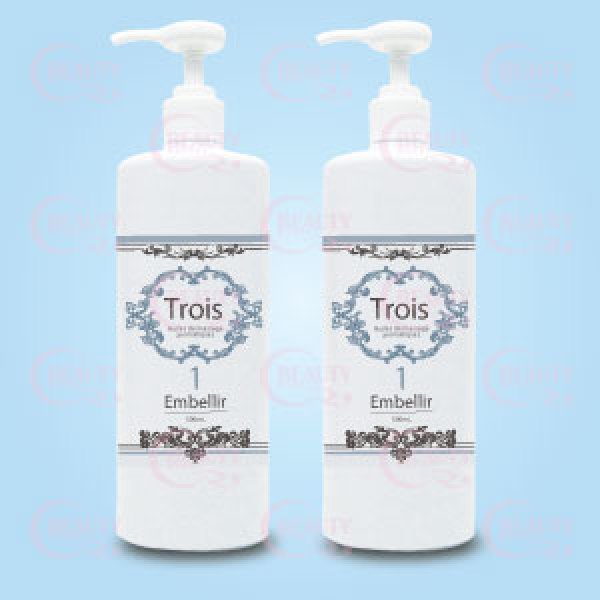 画像1: Trois（トロワ）ブレンドアロマ マッサージオイル Embellir【アンベリール】500ml×2本セット (1)